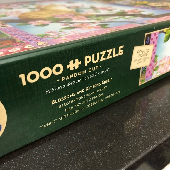 Cobble Hill Blossoms and Kittens 1000 piece puzzle - Picture 9 of 9